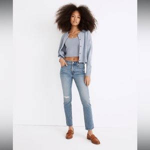 NWT! Madewell The Mid-Rise Perfect Vintage Jean in Ainsdale Wash, multiple sizes
